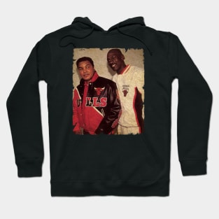 Muhammad Ali with Michael Jordan Hoodie